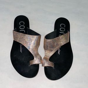 Rose gold Holographic Sandal